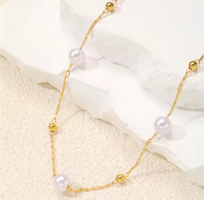 Freshwater Pearl Bead Necklace