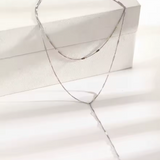 Y-Shaped Fringe Necklace