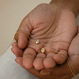 Gold Water Drop Pendant Necklace
