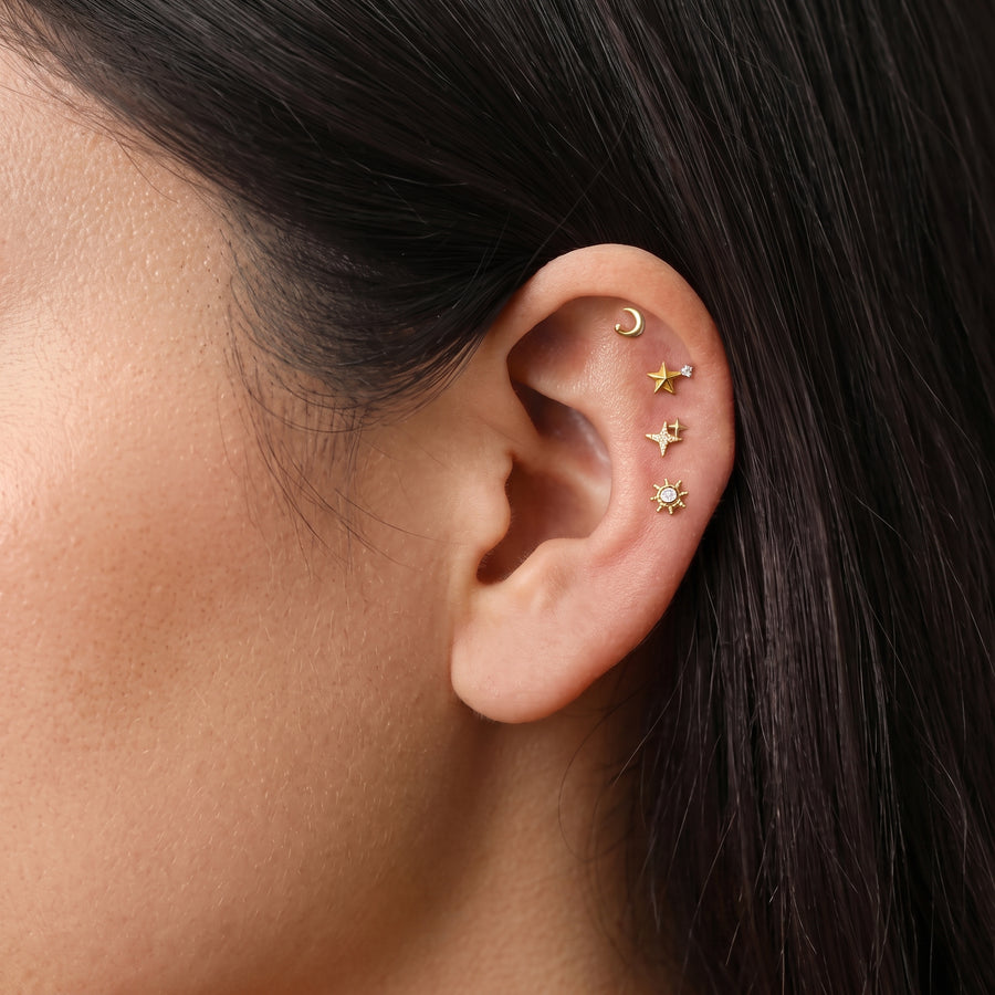 Minimalist Celestial Piercing