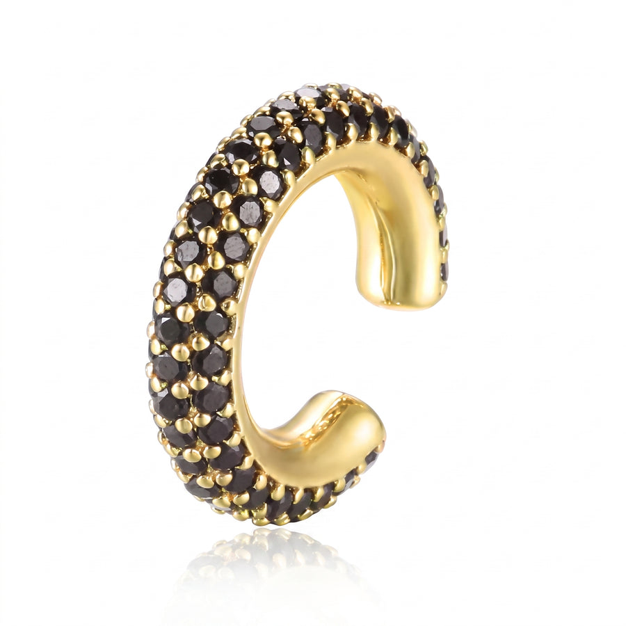 Zircon C-Shaped Ear Cuffs