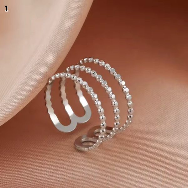 Minimalist Adjustable Ring Set