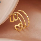 Minimalist Adjustable Ring Set