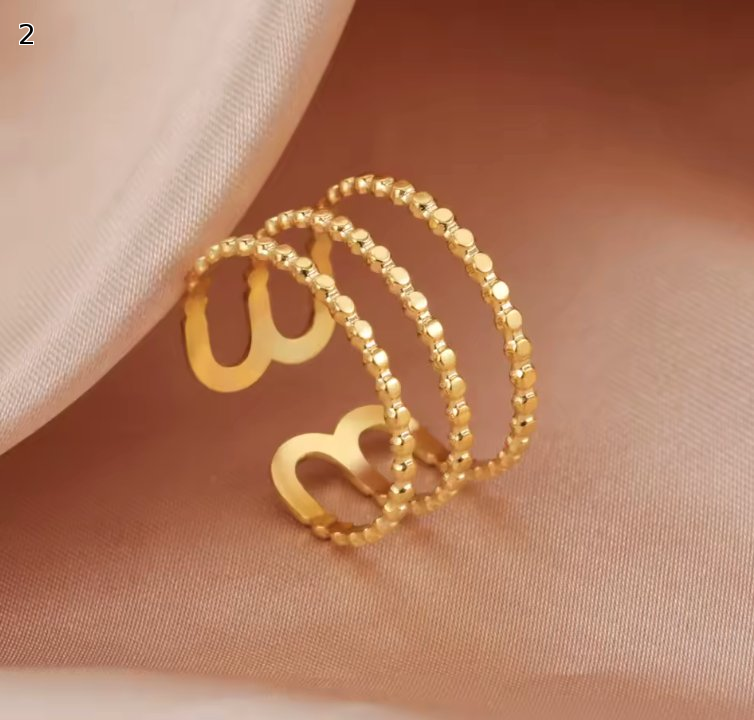 Minimalist Adjustable Ring Set