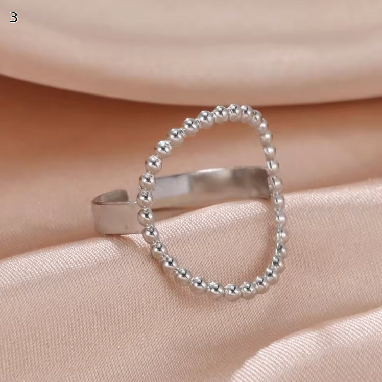 Minimalist Adjustable Ring Set