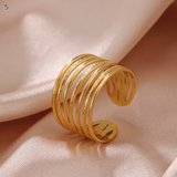 Minimalist Adjustable Ring Set