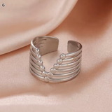 Minimalist Adjustable Ring Set