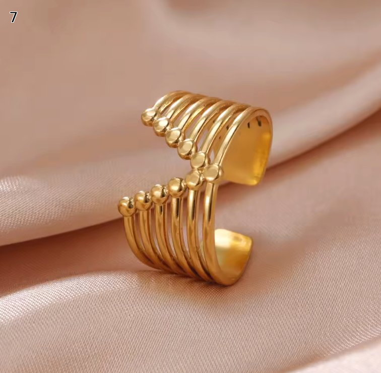 Minimalist Adjustable Ring Set