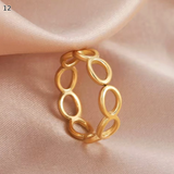Minimalist Adjustable Ring Set