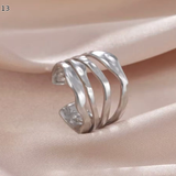 Minimalist Adjustable Ring Set