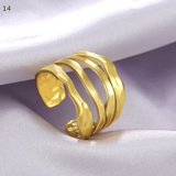 Minimalist Adjustable Ring Set