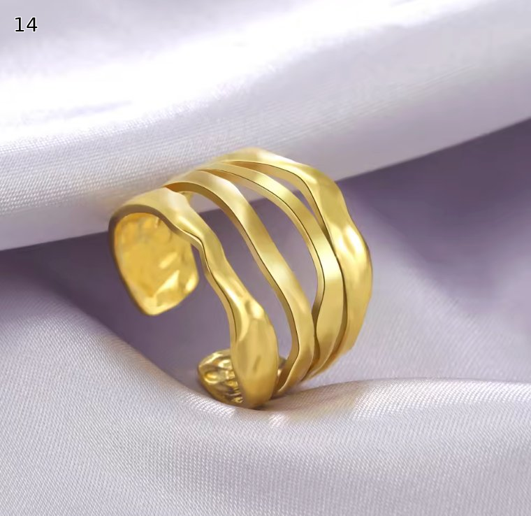 Minimalist Adjustable Ring Set