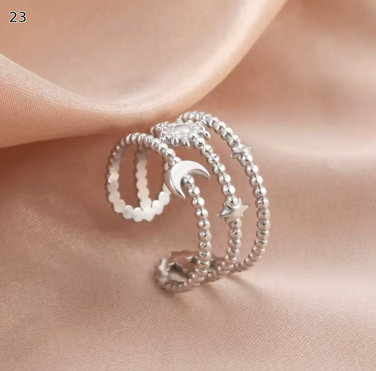 Minimalist Adjustable Ring Set