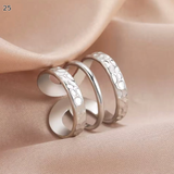 Minimalist Adjustable Ring Set