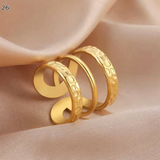 Minimalist Adjustable Ring Set
