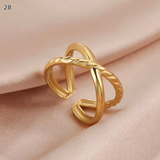 Minimalist Adjustable Ring Set