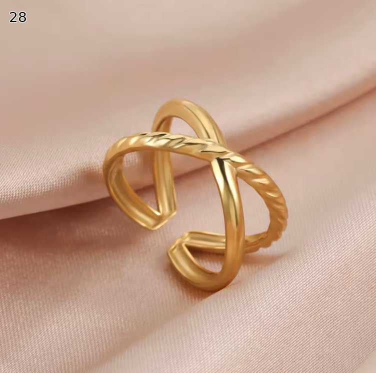 Minimalist Adjustable Ring Set