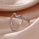 Minimalist Adjustable Ring Set