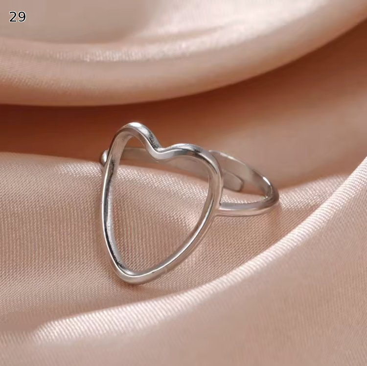 Minimalist Adjustable Ring Set