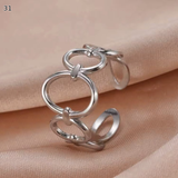 Minimalist Adjustable Ring Set