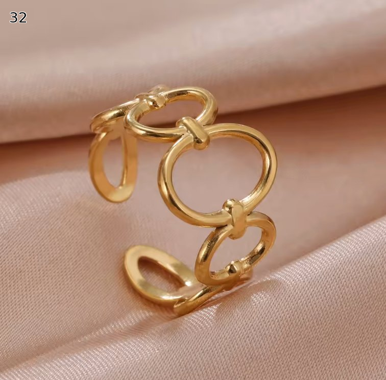 Minimalist Adjustable Ring Set