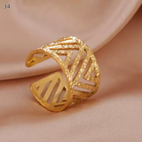 Minimalist Adjustable Ring Set