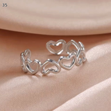 Minimalist Adjustable Ring Set