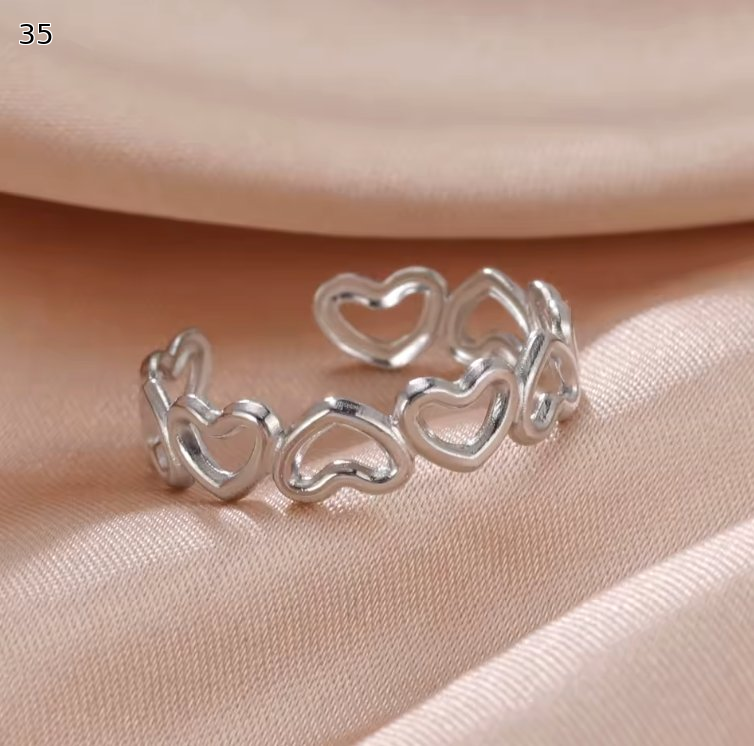 Minimalist Adjustable Ring Set
