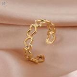 Minimalist Adjustable Ring Set