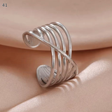 Minimalist Adjustable Ring Set
