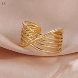 Minimalist Adjustable Ring Set