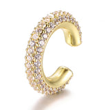 Zircon C-Shaped Ear Cuffs