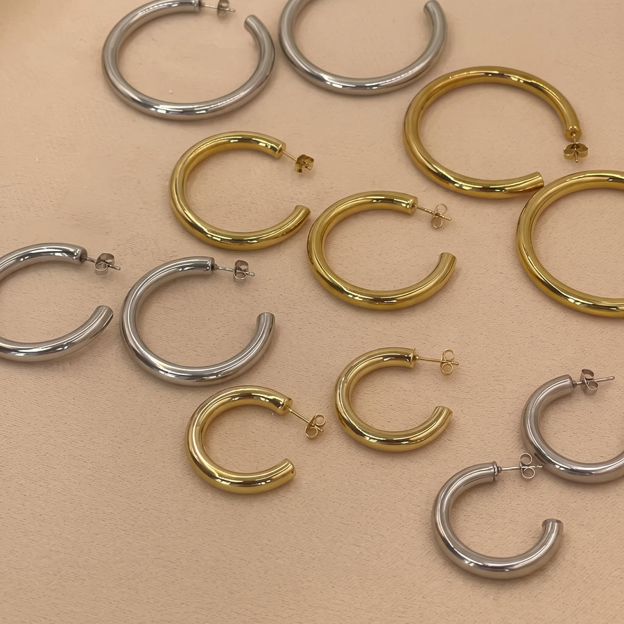Minimalist Hoop Earrings