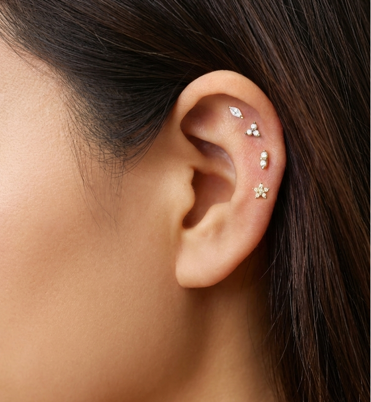 Minimalist Celestial Piercing
