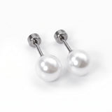 Classic Pearl Stud Earrings