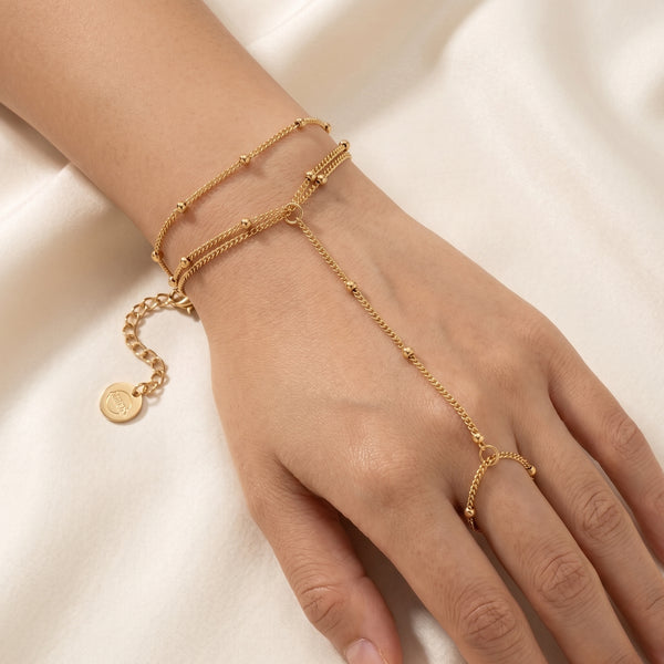 Adjustable Double-Layer Hand Chain