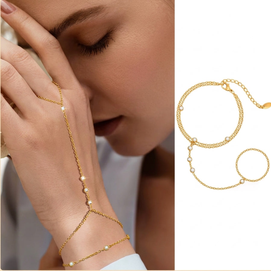 Adjustable Double-Layer Hand Chain
